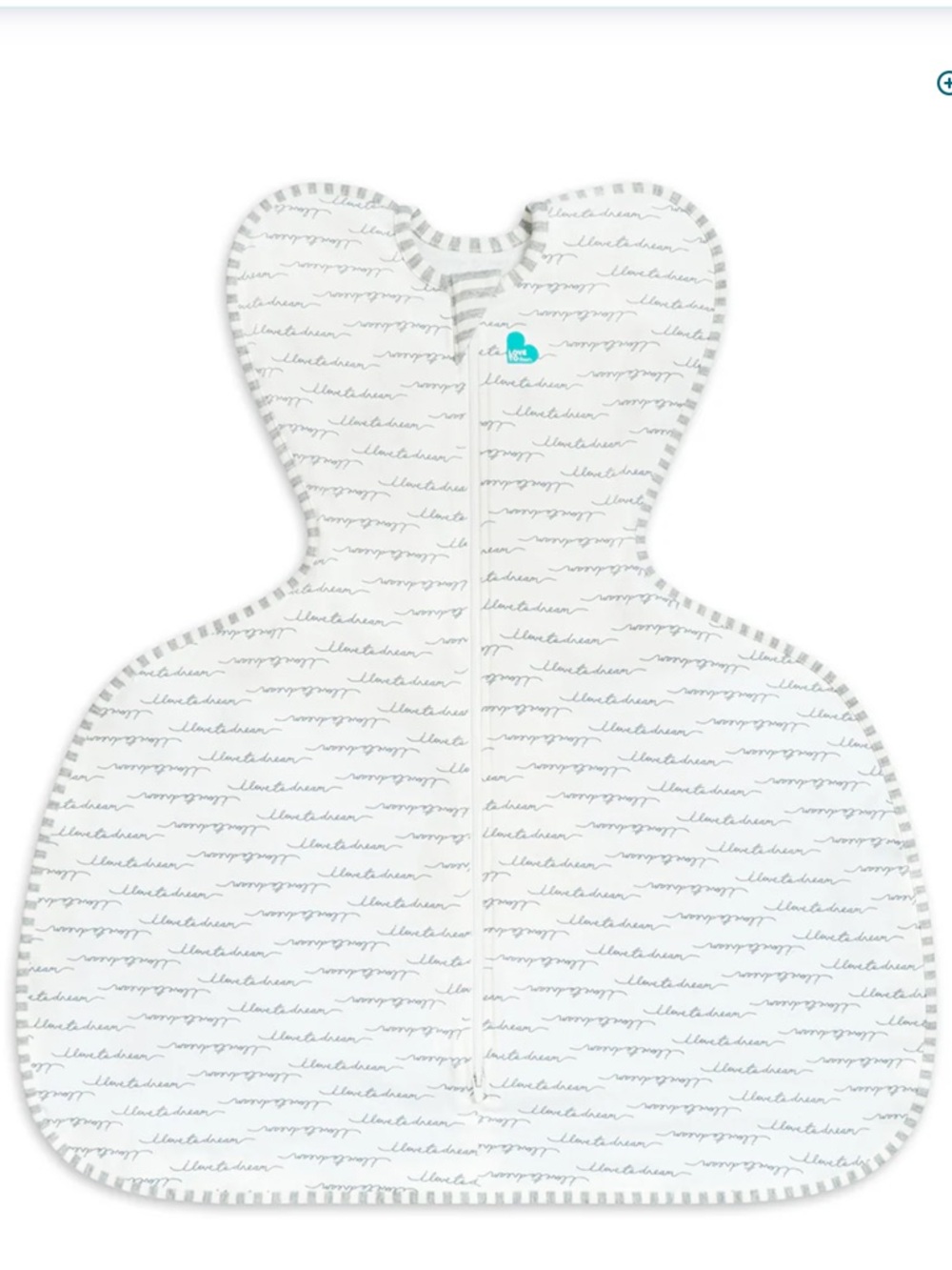 Love to Dream White Swaddle for hip dysplasia